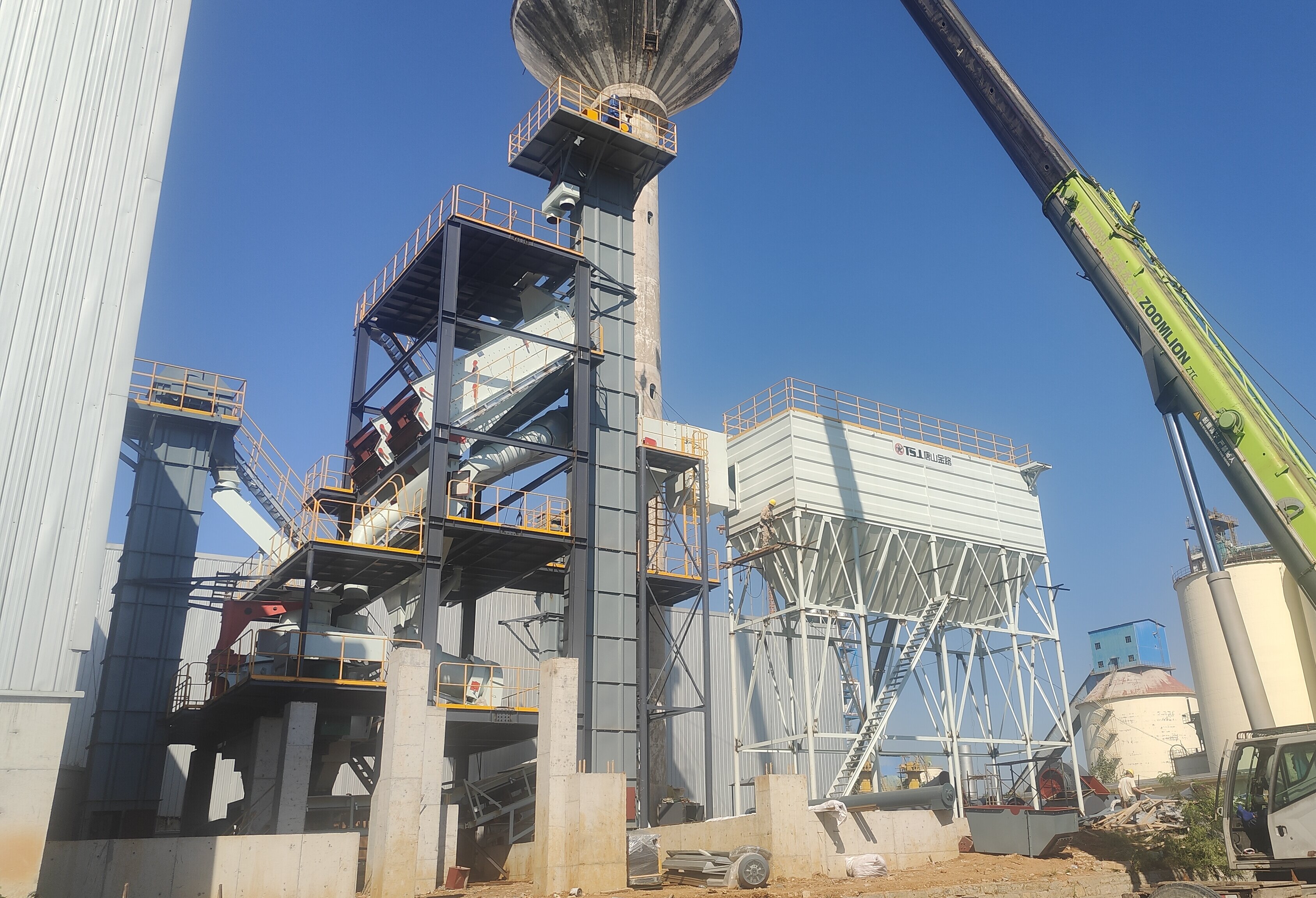 干法制砂樓：石粉變砂，細(xì)度與含粉率精準(zhǔn)調(diào)控